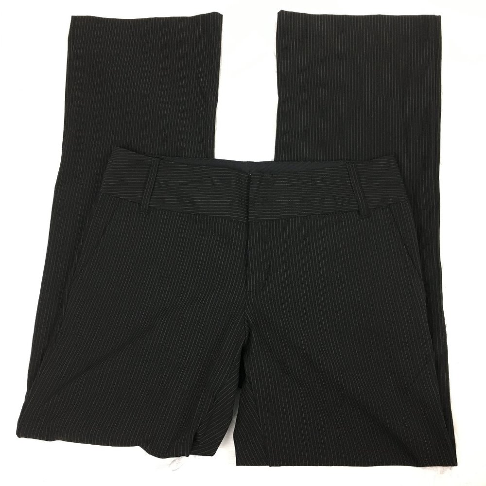 Old Navy Stretch Black Pinstripe Pants Size 6